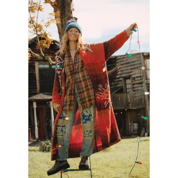 Free People Sweaters - Free People Flurry Longline Duster Cardigan Sweater XS/S